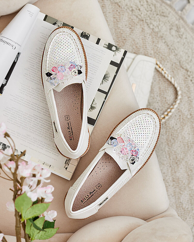 Royalfashion Mokasīni ar krāsainiem akmentiņiem Restea