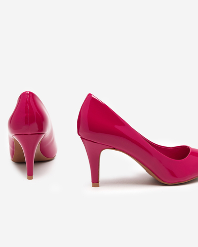 Fuchsia lacquered pumps on a stiletto Brucie - Footwear