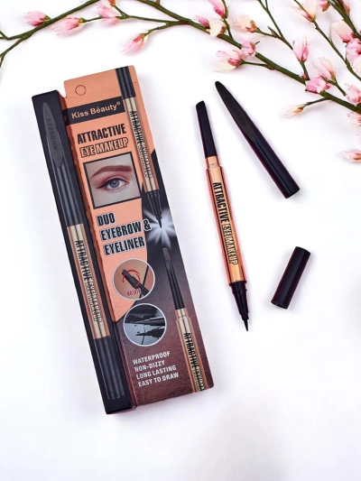 Brow and eyeliner pencil in one Soft Brown