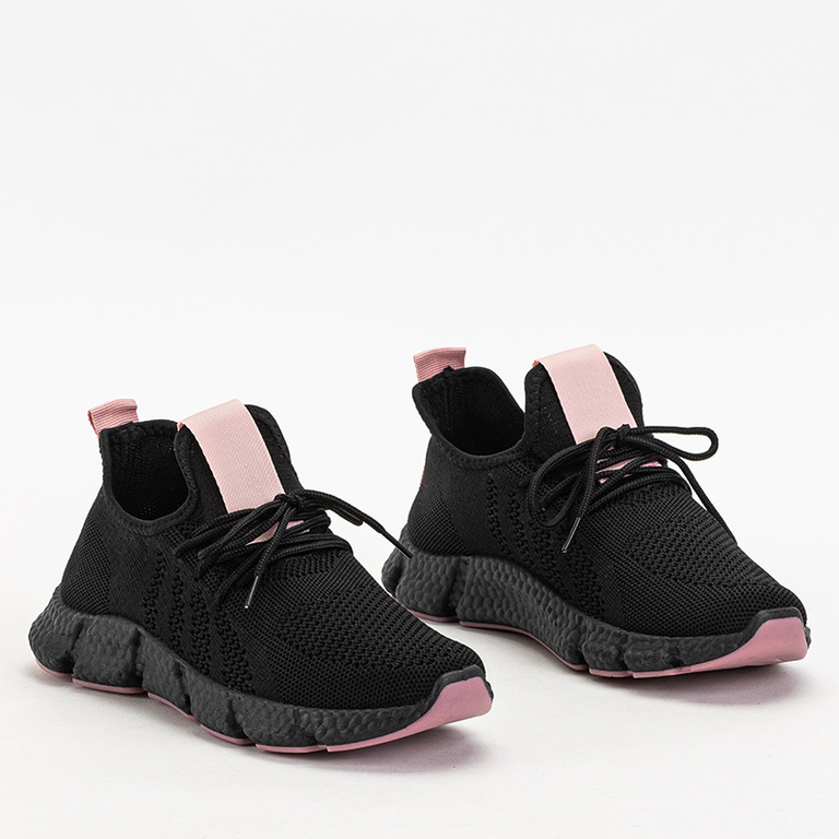 Black and pink women's sports shoes Bommgi - Footwear