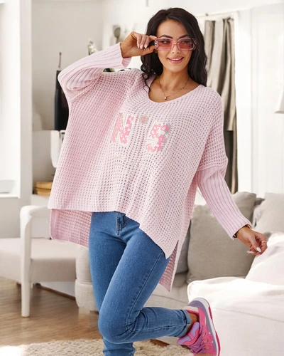 Royalfashion Women's Acrylic Sweater with Prints