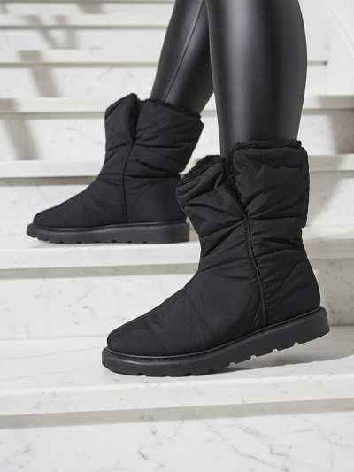 Luna Elegante Winter Ankle Boots in Black