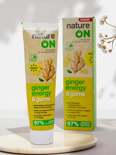Ginger toothpaste – nourishes teeth and protects gums