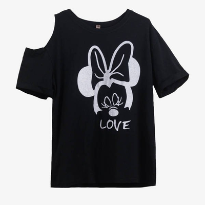 Black Minnie Mouse women&#39;s t-shirt - Clothing 1