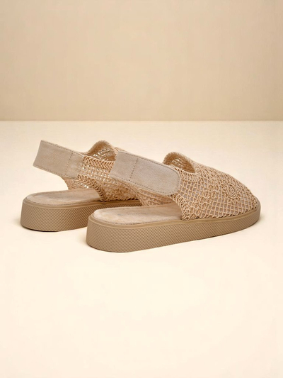 Royalfashion Women’s openwork sandals with Levay upper