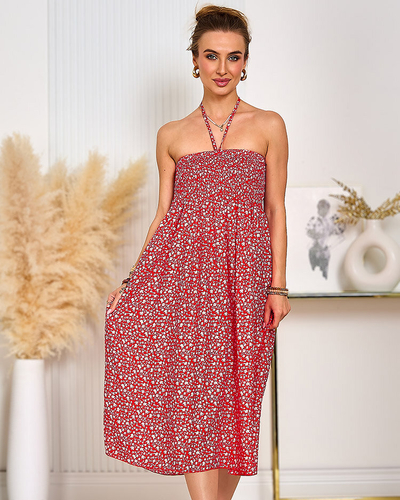 Royalfashion Women's floral midi dress