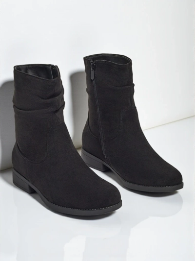 Botki kobiete high eko zamsz Norvia