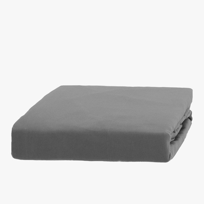 Cotton gray sheet with an elastic band 180x200 - Sheets