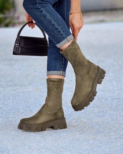 Royalfashion Sieviešu platformas zābaki Firo