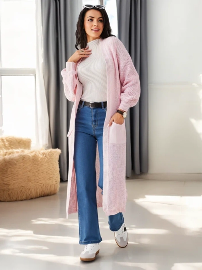 Royalfashion Akrila adīta sieviešu kardigāna