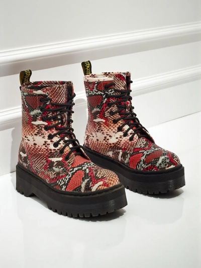 Женские ботинки-рабочие с тиснением Isadore