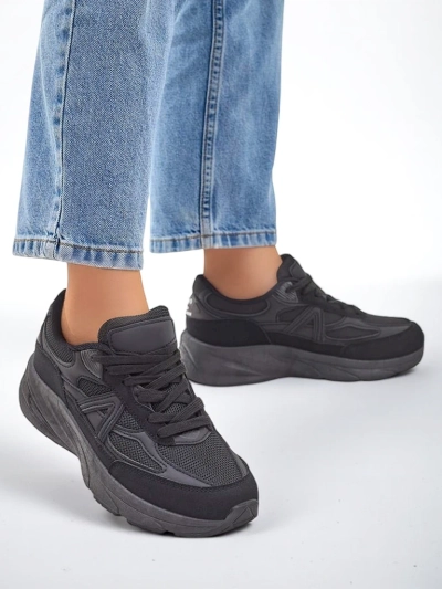 Royalfashion Women's sport sneakers on a thicker sole Moderax