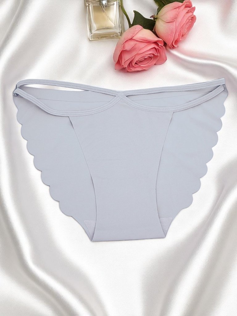 Royalfashion Laser-cut women's briefs with decorative straps Edge Chic