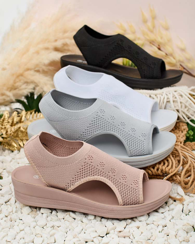 Royalfashion Женские сандалии с абиссинским верхом