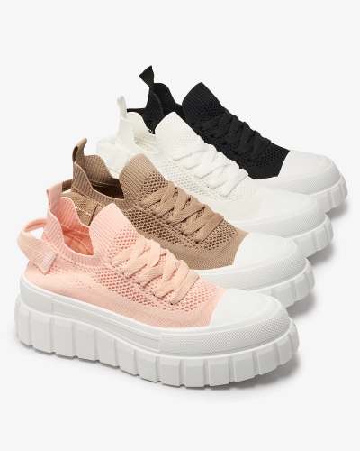 Women's sneakers in black color Juneasi - Footwear