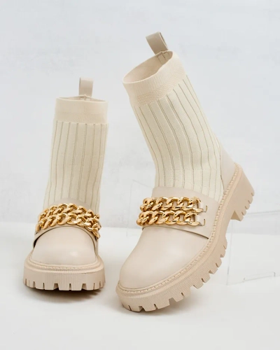 Royalfashion Элегантные женские сапоги с орнаментом Olluf