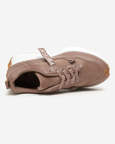OUTLET Brown women's sports shoes Arika - Footwear