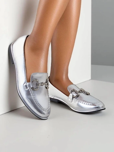 Royalfashion Sieviešu Mokasīni Metalla