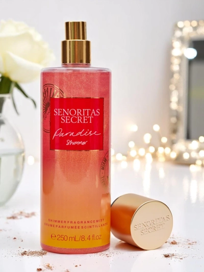 Senoritas Secret ķermeņa migla Paradise Shimmer ar mirdzumu