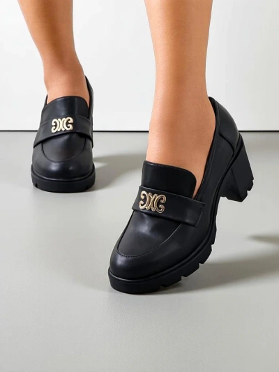 Royalfashion Women's heeled moccasins Blascos