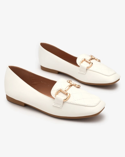 Royalfashion Balti dvieļu dvieļu dvieļu mokasīni ar zelta rotājumiem Wetifa