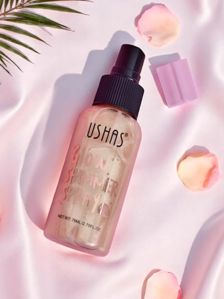 Illuminating face and body mist with glitter Glow Shimmer Spray Galaxy Princess