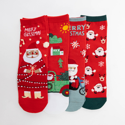 Christmas socks in a box of 4 / pack - Underwear