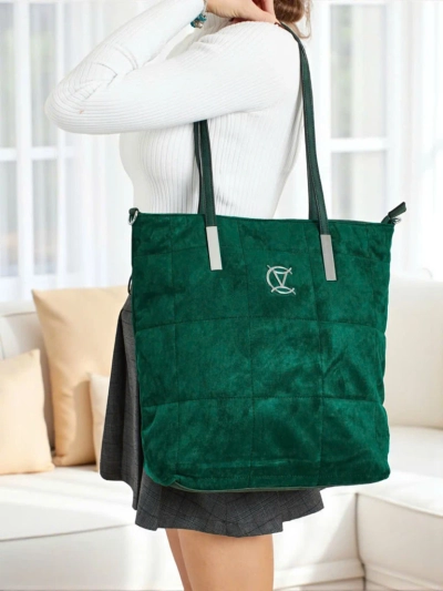 Dāmu shopper soma Caryenne no eko zamšādas