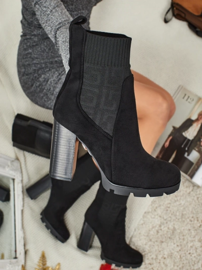 Women's Vansoria Eco-Suede Ankle Boots with Block Heel