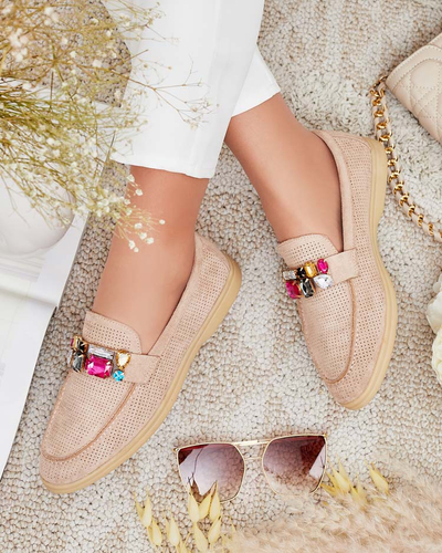 Royalfashion Women's openwork moccasins Mettele