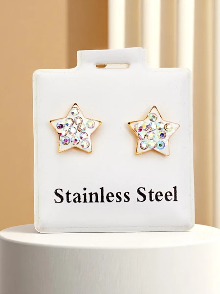 Royalfashion Women's star-shaped earrings