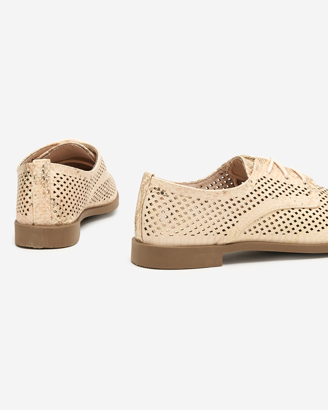 Pink women's openwork shoes Kotniso - Footwear