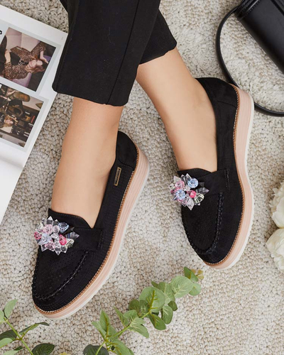 Royalfashion Mokasīni ar krāsainiem akmentiņiem Restea