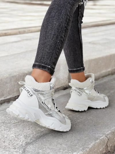 Royalfashion Women's Sneakers with Warm Lining Pieco