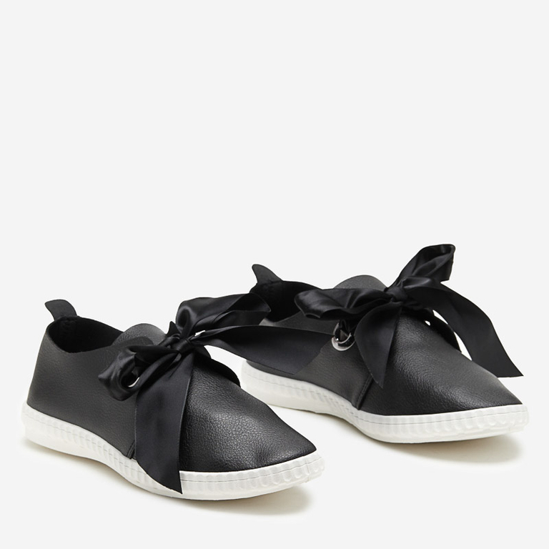 Black women's slip on sneakers Samhu - Footwear