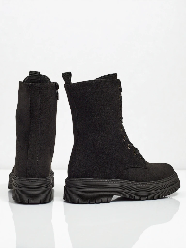 Женские ботинки из эко-замши Molistea в стиле рабочих