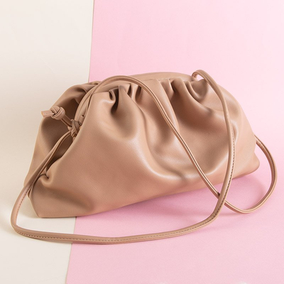 Sieviešu smilškrāsas plecu somiņa - Aksesuāri