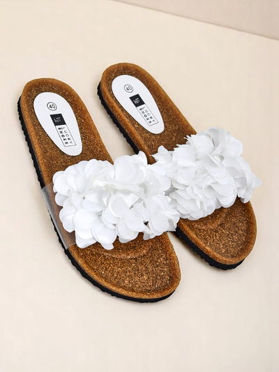 Royalfashion Women's Flip-Flops with Flowers Flora Soft