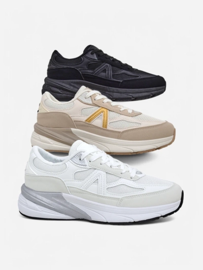 Royalfashion Women's sport sneakers on a thicker sole Moderax