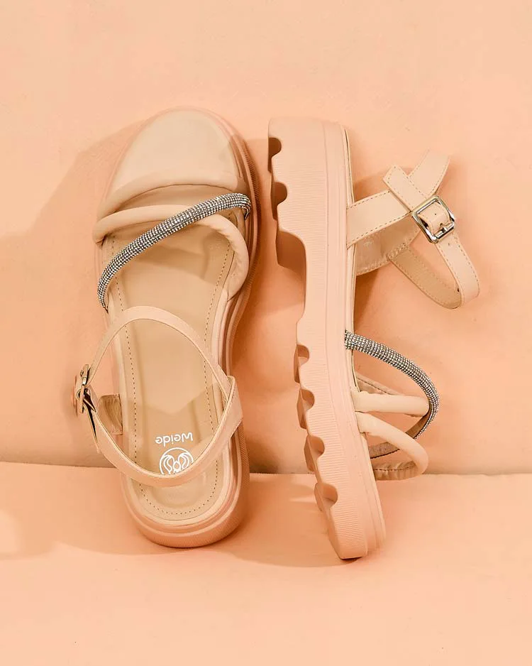 Royalfashion Sieviešu sandales ar cirkoniju Ofavle