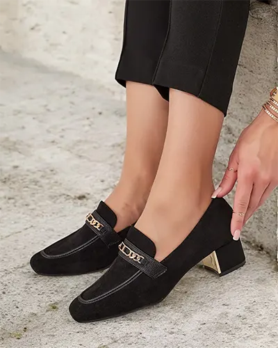 Royalfashion Элегантные женские мокасины на низком ходу Oflem