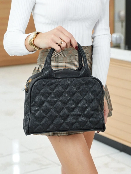 Small women's eco-leather bag Laretta