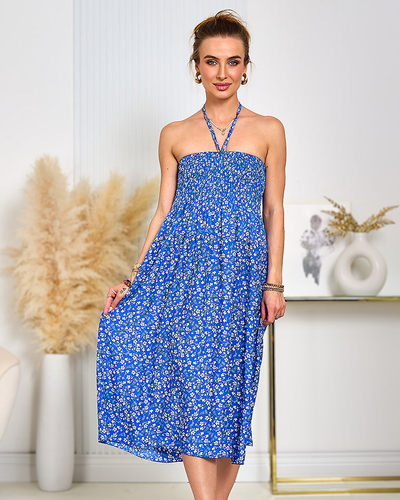 Royalfashion Sieviešu kleita līdz ceļgaliem ar apdruku