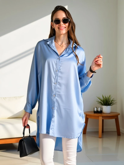 Royalfashion Long women's oversized shirt
