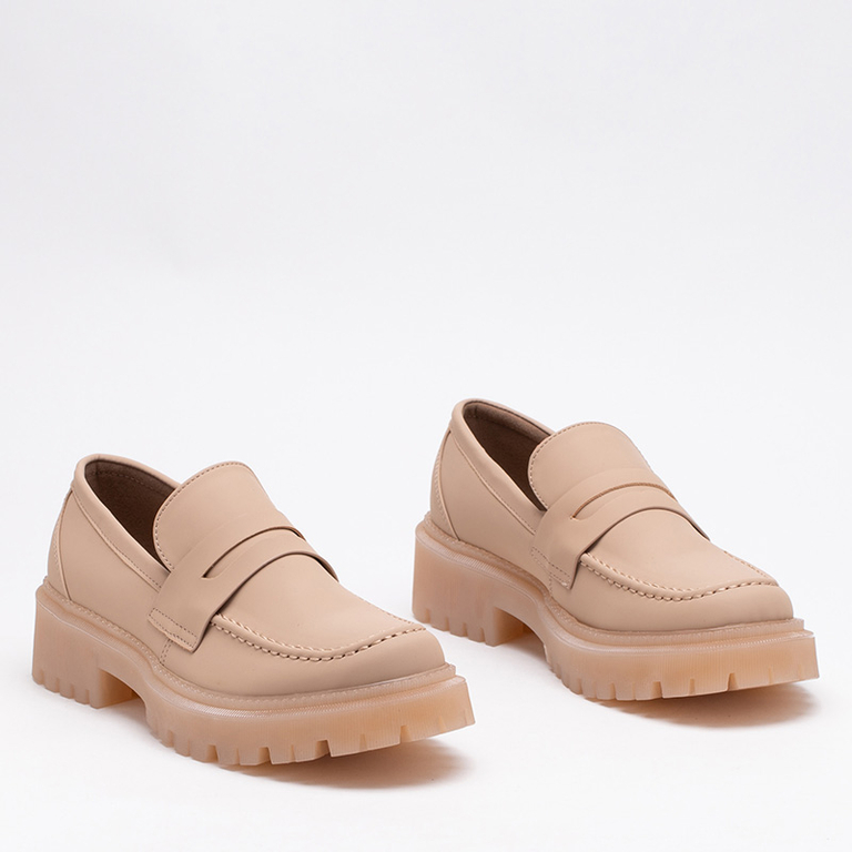 Brown women's shoes Vanocio - Footwear