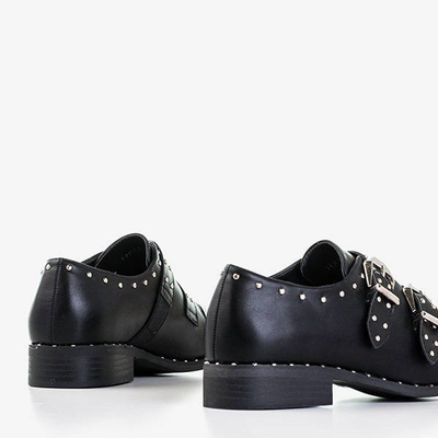 Black women's shoes with Queen jets - Footwear