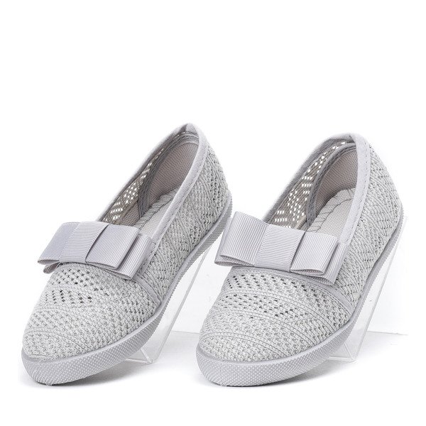 Grey girls' slip on sneakers Tabbi - Footwear
