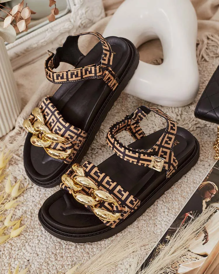 Royalfashion Women's Orette chain sandals