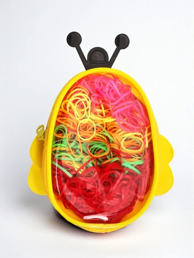 Royalfashion Wielokolorowe gumeczki silikonowe Pszczółka