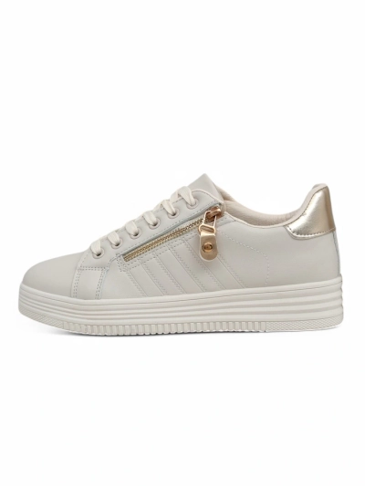 Royalfashion Sieviešu sporta sneakers ar dekoratīvo rāvējslēdzēju Evrove